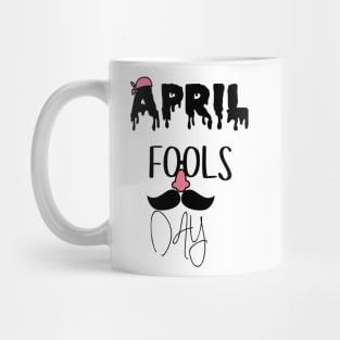 Glasses Nose Beard - Happy April Fool's Day Mug